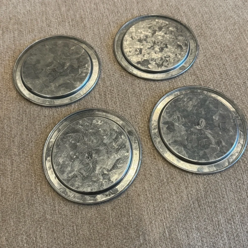 Harley-Davidson Black and Gray Coasters